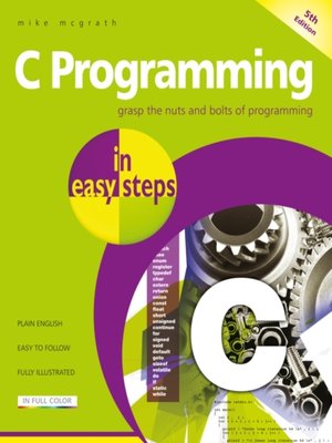 cover image of C Programming in easy steps